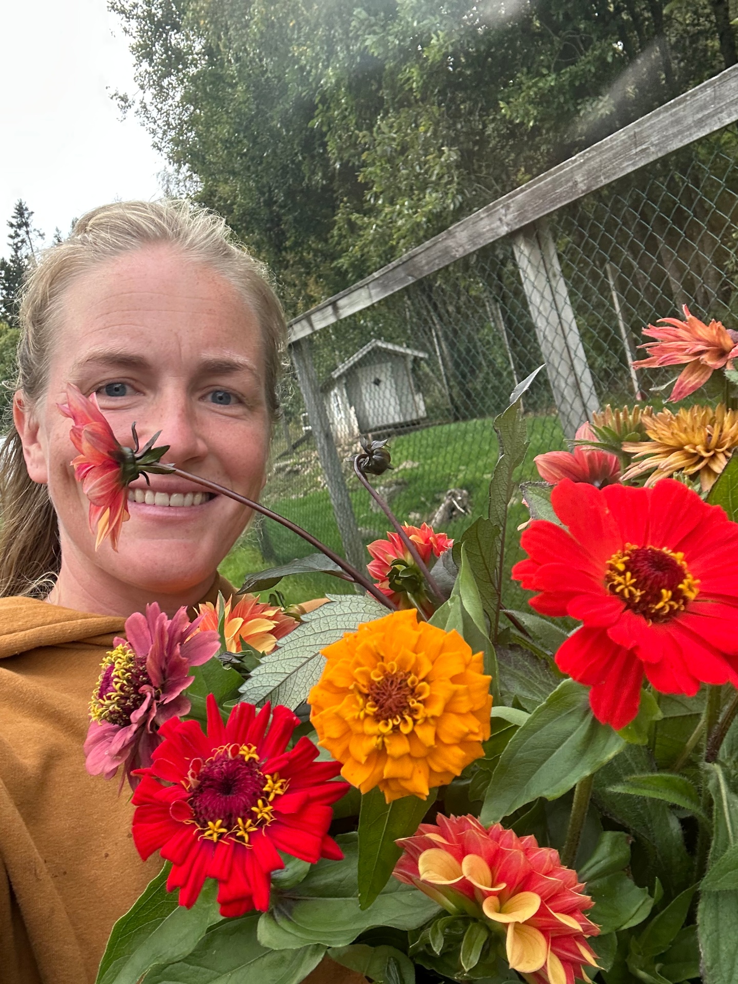Blomstereng på gården